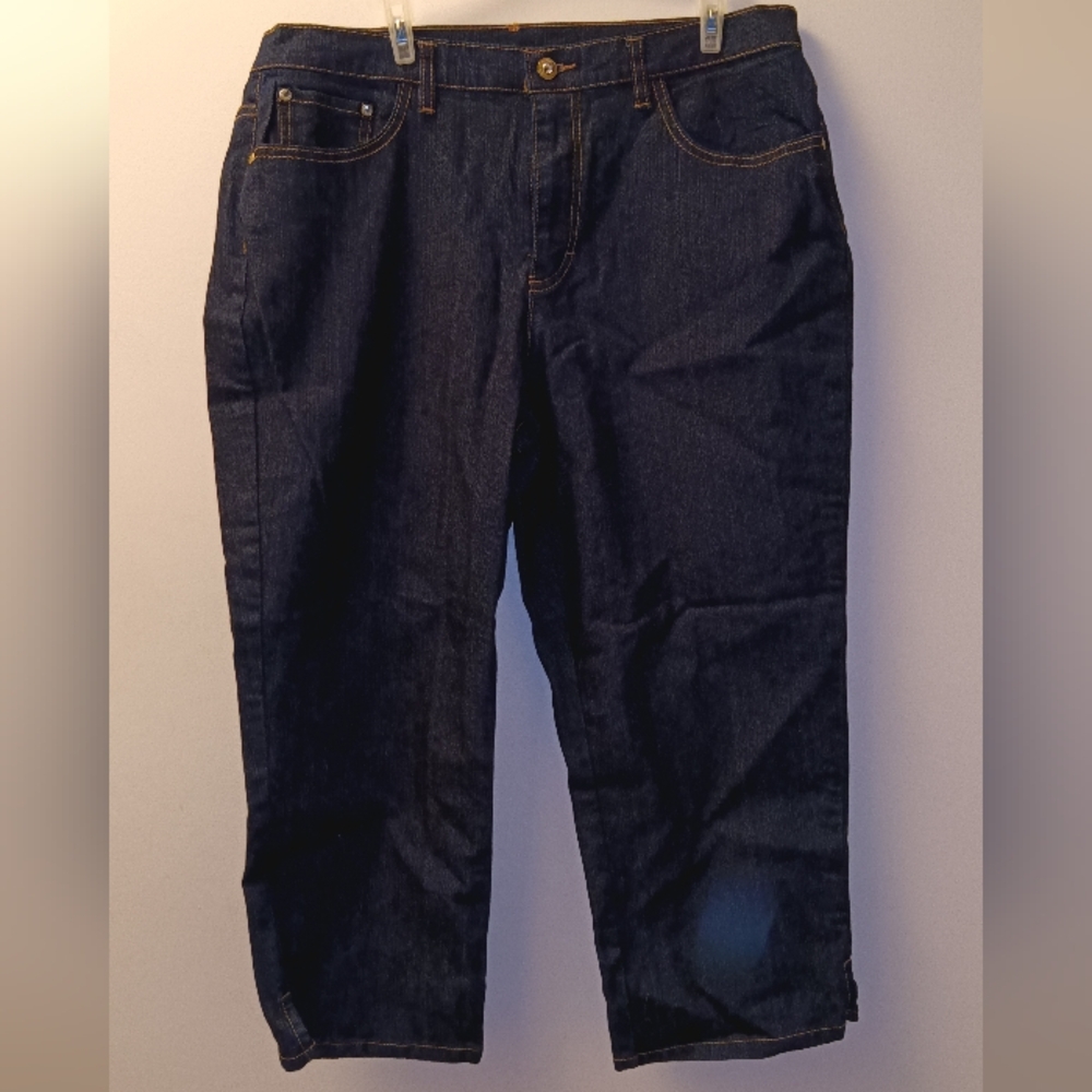 Jaclyn Smith Relaxed Blue Denim Jeans